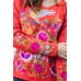 Embroidered sweatshirt "Fairy World" Red